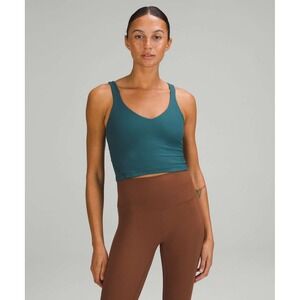 Lululemon Size 6 Green Jasper Align Ribbed Tank Top Yoga Athleisure